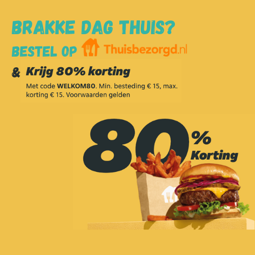 80% korting op Thuisbezorgd.nl?
