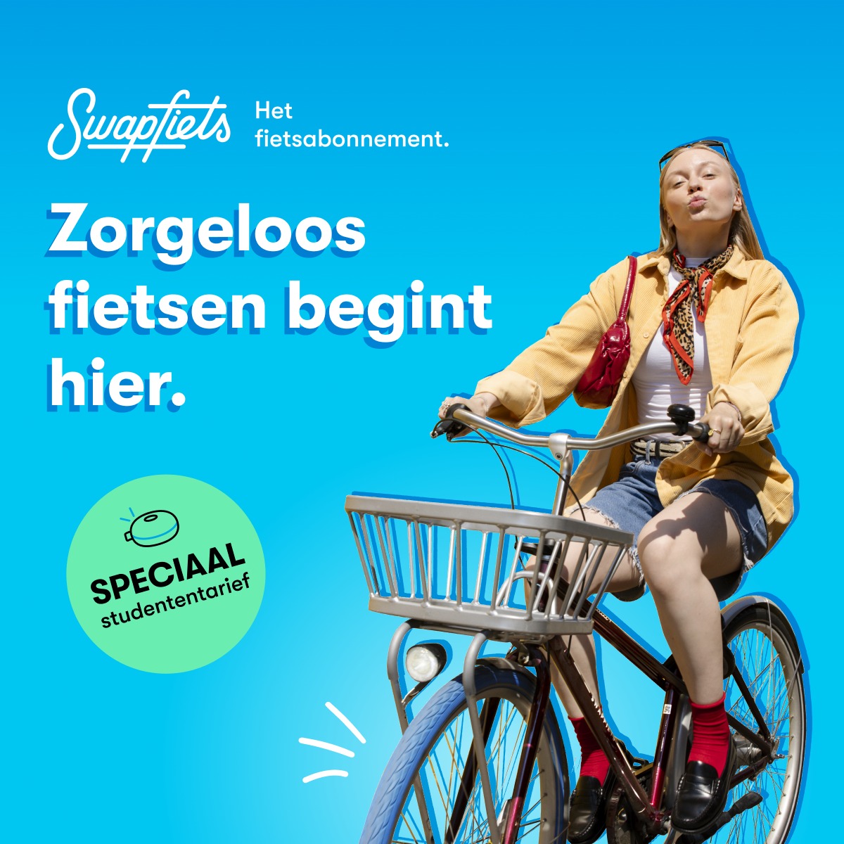 Ad: Swapfiets speciaal studententarief