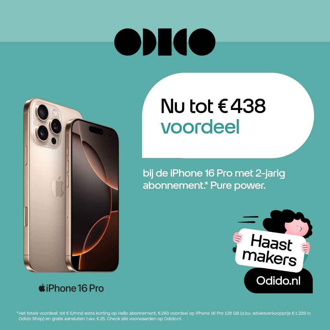 Ad: Odido haastmakers